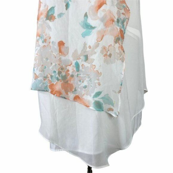 Calvin Klein Floral Tank Blouse Plus Size 1X - Picture 5 of 8